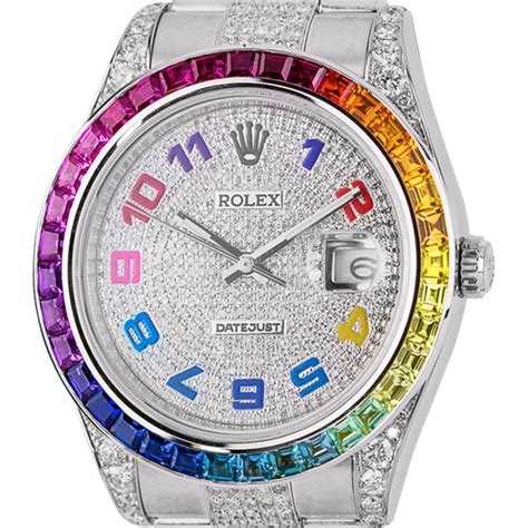 2008 rolex datejust rainbow|Rolex Datejust II 116334 anno 2008 .